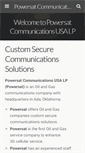 Mobile Screenshot of powersatusa.com
